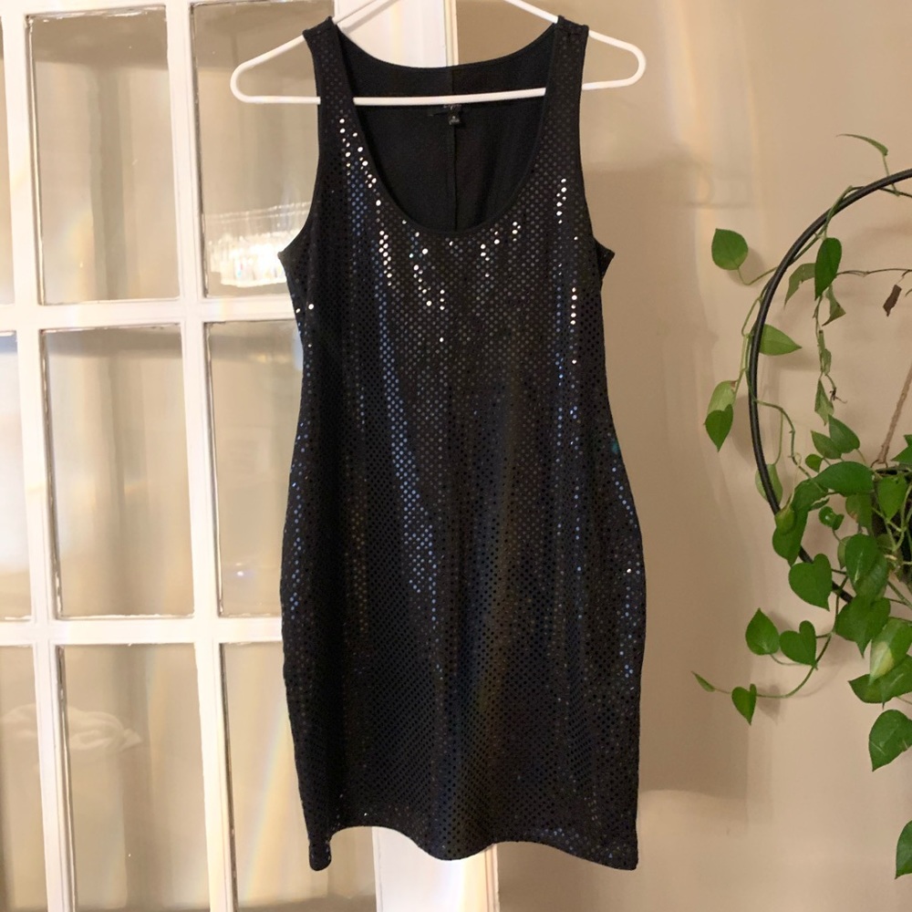 Express shimmer dress S